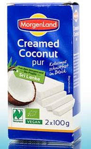 Organic Coconut Cream 2x100g - Morgenland - Crisdietética