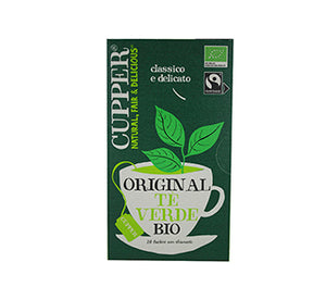 Organic Green Tea 20 Sachets*40g- Cupper - Crisdietética