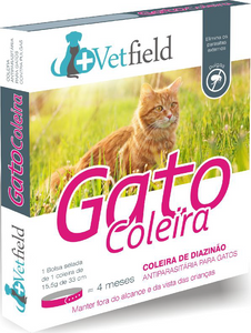 Vetfield Ektoparasitenhalsband für Katzen, 33 cm – Crisdietética