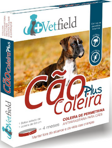 Collare per cani Vetfield PLUS Ectoparassiti razze medie 60cm - Crisdietética