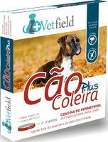 Vetfield Cão Coleira PLUS Ectoparasitária Raças Médias 60cm - Crisdietética