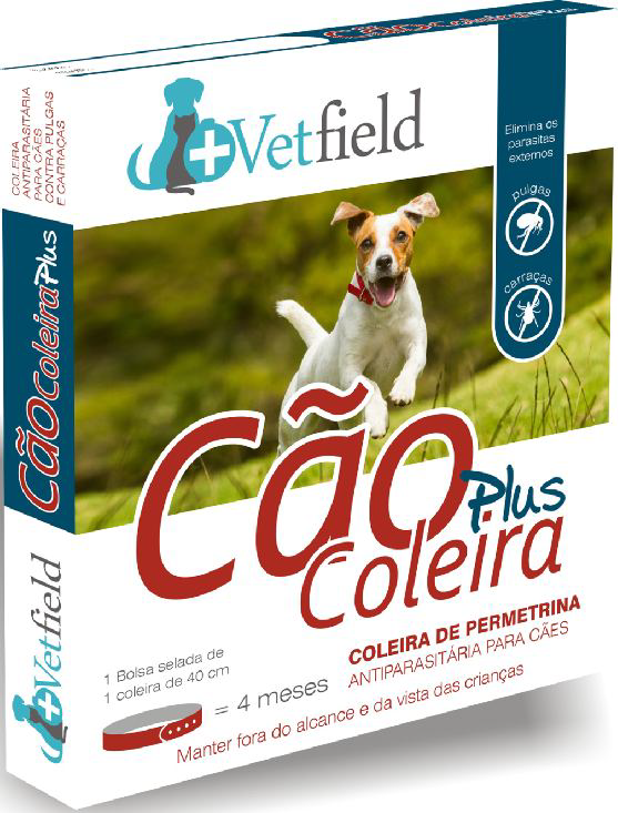 Vetfield Cão Coleira PLUS Ectoparasitária Raças Pequenas 40cm - Crisdietética