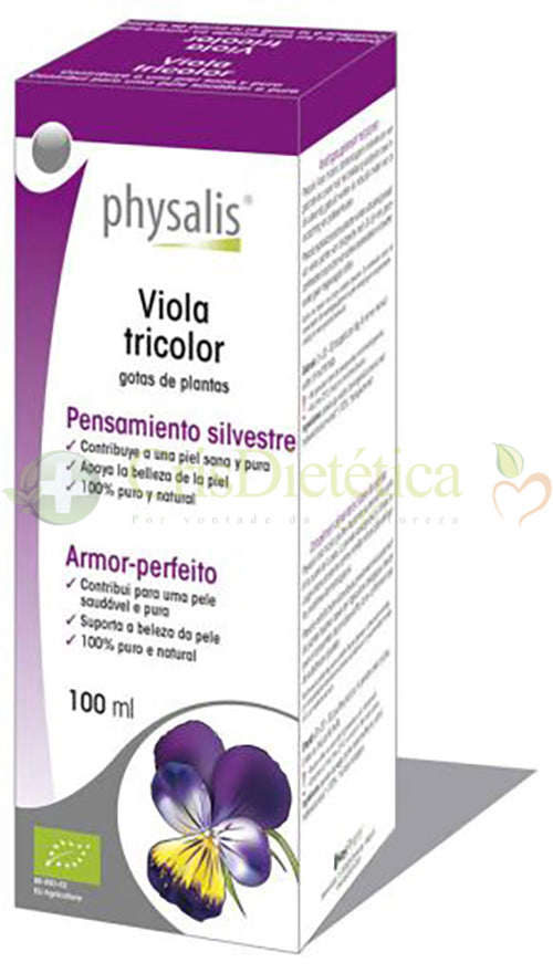 Viola Tricolor Gotas 100ml - Physalis - Crisdietética