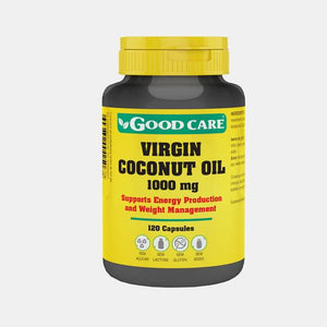 Olio di cocco vergine 1000 mg 120 capsule - Buona cura - Crisdietética