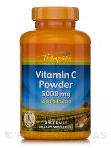 Vitamin C Pulver 5000mg Aromastoff 80Z - Thompson - Crisdietética