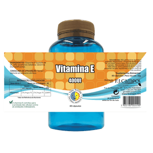 Vitamin E 60 Tabletten - Reine Natur - Crisdietética