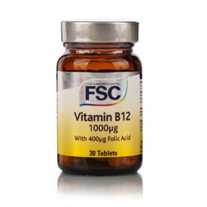 Vitamin B12 1000mcg 30 Capsules - FSC - Crisdietética