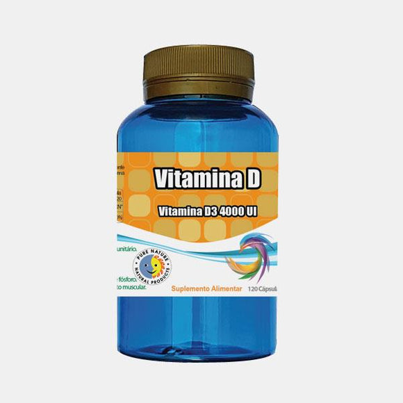 Vitamina D 120 Comprimidos - Pure Nature - Crisdietética