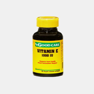 Vitamin E 1000iu 50 Kapseln - Good Care - Crisdietética