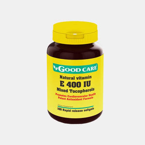 Vitamine E 400 UI 100 gélules - Bons soins - Crisdietética