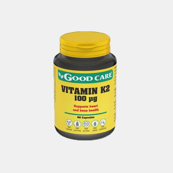 Vitamin K2 100 Ug 60 cápsulas - Good Care - Crisdietética