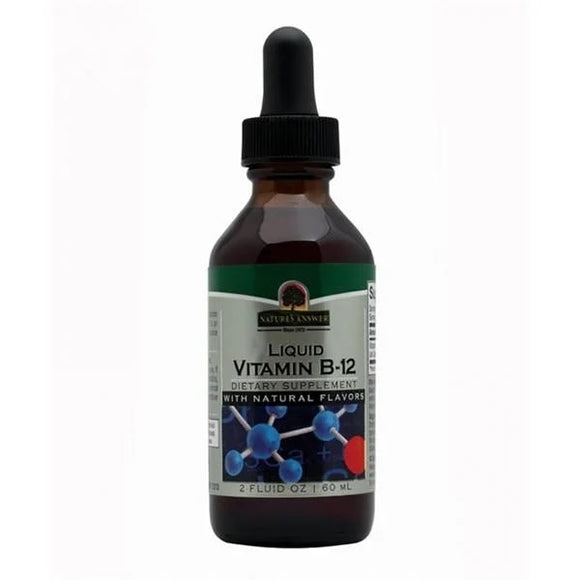 Vitamina B12 Extrato Liquido 60ml - Natures Answer - Crisdietética