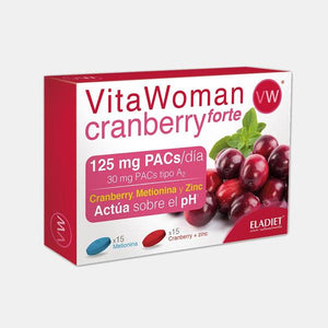 Vitawoman蔓越莓复方15 + 15片Eladiet-Crisdietética