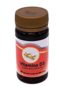 VITAMIN D3 30 CAPSULES - DALIPHARMA - Chrysdietetic