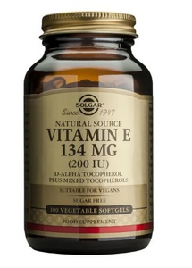 Vitamin E 200Ui 134mg 100 Cápsulas - Solgar - Crisdietética