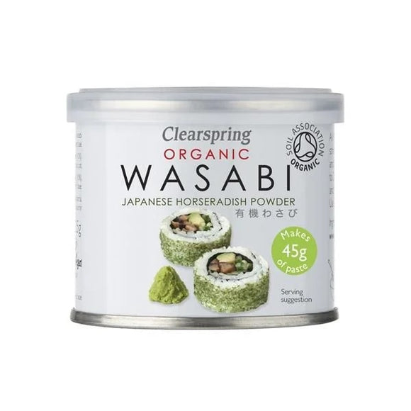 Wasabi em Pó Biológico 25g - ClearSpring - Crisdietética
